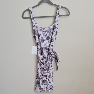 Wilfred (Aritizia) Floral Print Sleeveless Dress